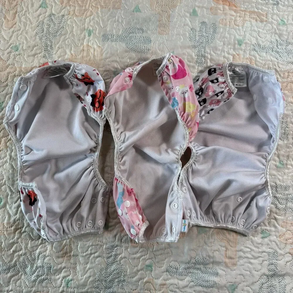 Reusable Swim Diaper Lot Toddler 24M 3 Pack Cloth Pool Beach Bundle
